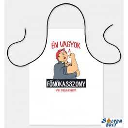 Vicces szakács kötény, Én vagyok a főnökasszony