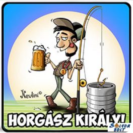Hűtőmágnes, Horgász király