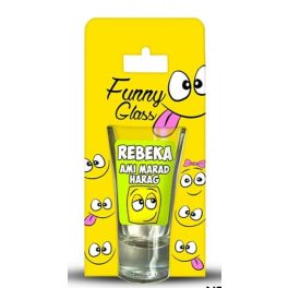 Rebeka pálinkás pohár