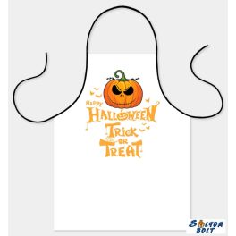 Vicces szakács kötény, Happy Halloween Trick or Treat