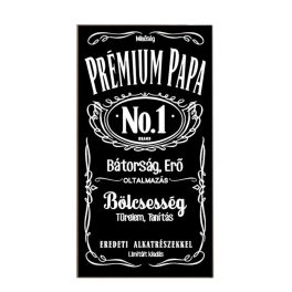 Dekor hűtőmágnes, Prémium papa