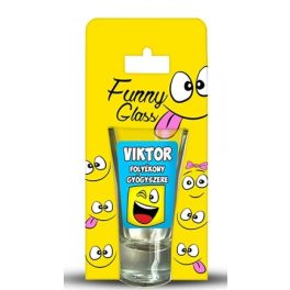 Viktor pálinkás pohár