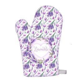 Edényfogó kesztyű, főzőkesztyű, levendulás