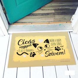 Vicces színes lábtörlő, Cicás vagyok