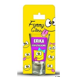 Erika pálinkás pohár