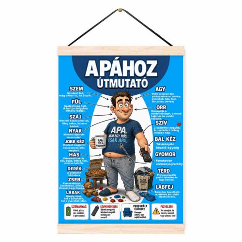 Vicces oklevél, Apához útmutató