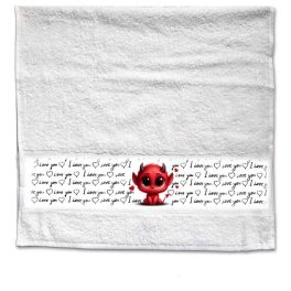 Szerelmes törölköző, Ördög, 2 méretben