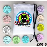 Zsákbamacska társasjáték, Szülinapi feladatok, 18, 20, 30, 40, 50, 60