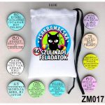 Zsákbamacska társasjáték, Szülinapi feladatok, 18, 20, 30, 40, 50, 60