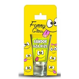 Sándor pálinkás pohár