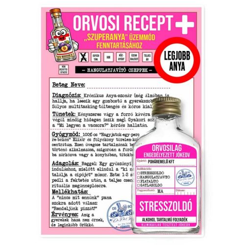 Vicces orvosi recept laposüveggel, Legjobb anya