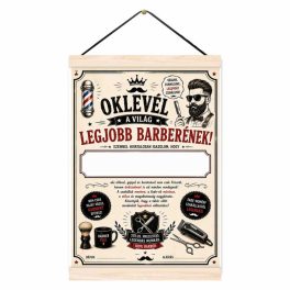 Vicces oklevél, A világ legjobb barberének