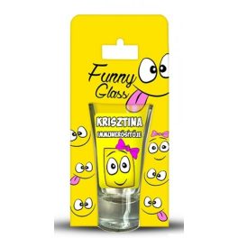 Krisztina pálinkás pohár