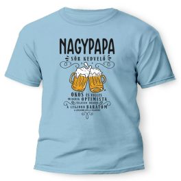Vicces póló több színben, Nagypapa sör kedvelő