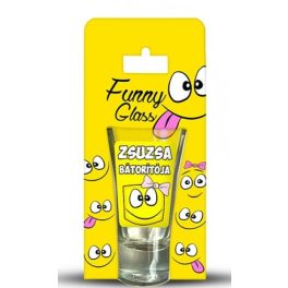 Zsuzsa pálinkás pohár