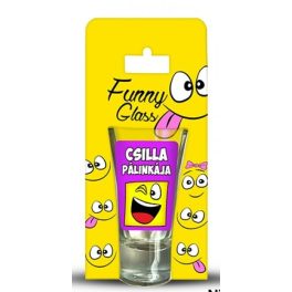 Csilla pálinkás pohár