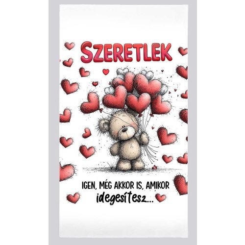 Szerelmes törölköző, Szeretlek még akkor is, maci