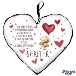 Szív alakú párna, Nem vagy egyedül...maci szívekkel