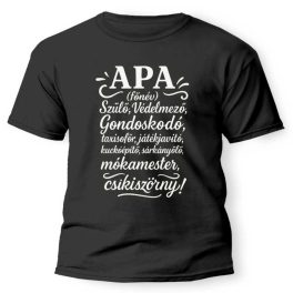 Vicces póló több színben, Apa, mint főnév jelentése