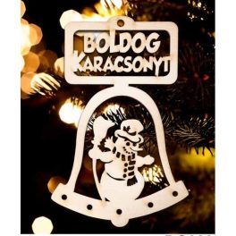 karácsonyfa dísz, Boldog karácsonyt, hóember