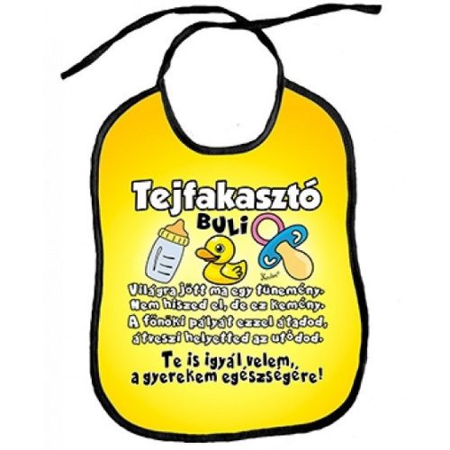 Vicces előke, Tejfakasztó buli