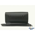 Bőr motoros villatáska, 26 cm hosszú