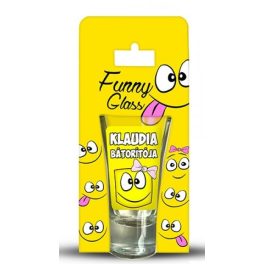 Klaudia pálinkás pohár