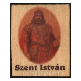 Fa hűtőmágnes, Szent István 