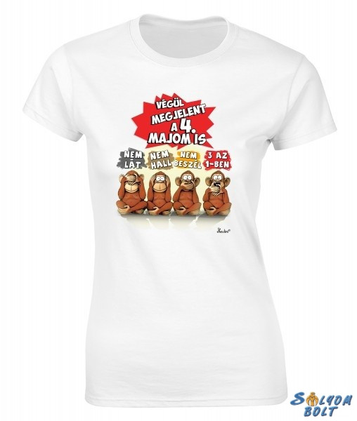 Vicces női póló, Végül megjelent a 4. majom is