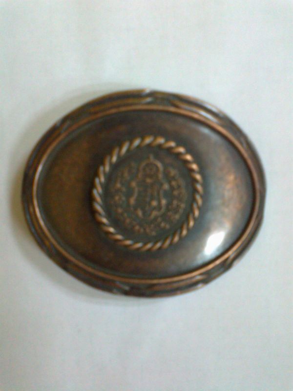 Ovális magyar címer, bronz színű