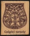Fa hűtőmágnes, Galgóci tarsoly Fa hűtőmágnes, Galgóci tarsoly